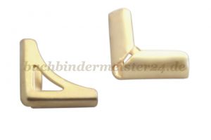 Buchecken, passiviert<br>14 mm Schenkellänge<br>3,5 mm Fassung