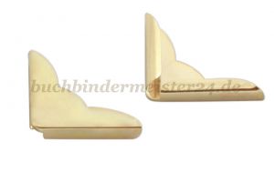 Buchecken, passiviert<br>22 mm Schenkellänge<br>3,5 mm Fassung