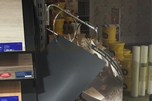 Warenringe mit Schraubverschluss<br>203 mm Durchm.<br>vernickelt