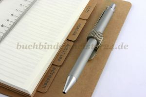 Stifthalter aus Metall<br>zum Annieten, senkrecht