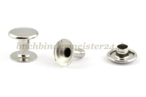 Doppel-Hohlnieten<br>Schaft 8 mm<br>vernickelt<br>offen