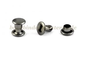 Doppel-Hohlnieten<br>Schaft 6 mm<br>schwarz<br>geschlossen