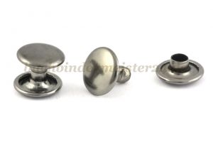 Doppel-Hohlnieten Schaft 7 mm<br>schwarz<br>geschlossen