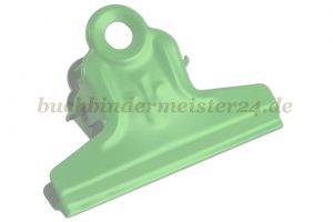 Papierklemmer mit<br>Flower Ornament<br>51 mm breit<br>grün