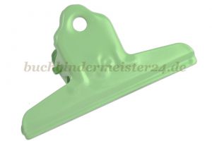 Papierklemmer mit<br>Flower Ornament<br>75 mm breit<br>grün
