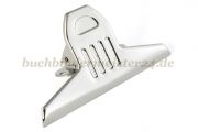 Briefklemmer<br>125 mm breit<br>vernickelt