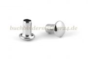 Maschinen-Nieten<br>vernickelt<br>3,8 X 7 X 6 mm