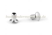 Maschinen-Nieten<br>vernickelt<br>4 X 7 X 7 mm