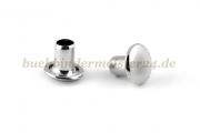Maschinen-Nieten<br>vernickelt<br>4 X 10 X 6 mm