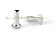 Maschinen-Nieten<br>vernickelt<br>4 X 10 X 12 mm