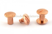 Buchschrauben<br>10 mm Fassung<br>verkupfert