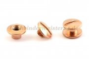 Buchschrauben<br>5 mm Fassung<br>verkupfert