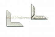 Buchecken, mattiert<br>13 mm Schenkellänge<br>1,5 mm Fassung