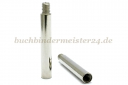 Verlängerungen für Buchschrauben<br>30 mm Fassung<br>vernickelt