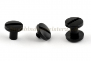 Buchschrauben<br>aus Kunststoff<br>8 mm Fassung<br>schwarz