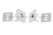Magnetverschlüsse<br>4-teilig<br>19 x 19 mm<br>vernickelt